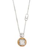 18k Two-tone Gold & Diamond Pendant Necklace