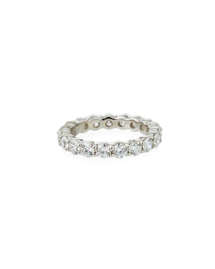 Platinum Diamond Eternity Ring,