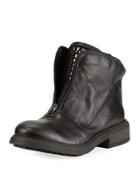 Blast Studded Zip Bootie, Black