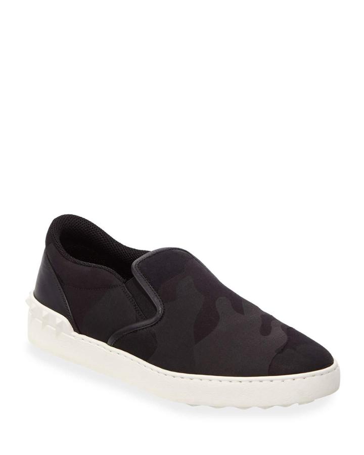 Men's Rockstud Camo Slip-on