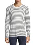 Striped Cashmere-blend