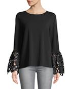 Lace Bell-sleeve Tee