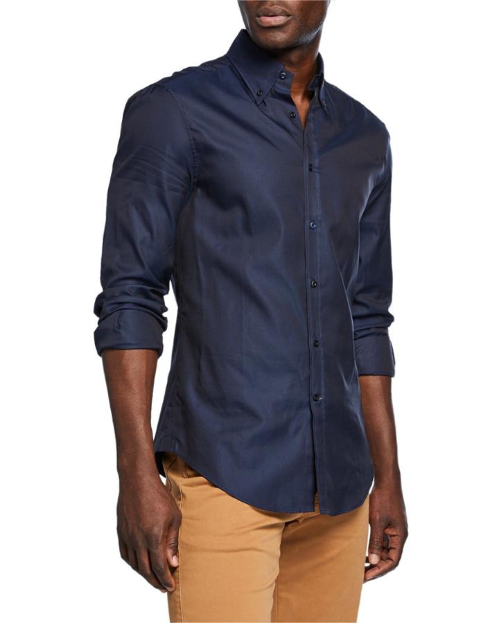 Men's Long-sleeve Solid