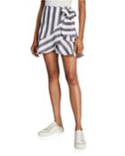 Sequence Stripe Ruffle-hem