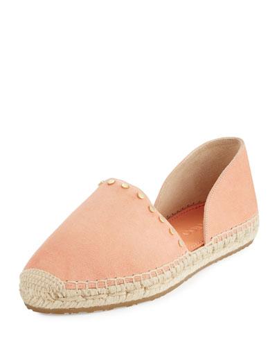 Dreya Studded D'orsay Espadrille Flat