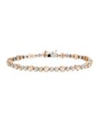 Two-tone 14k Gold Diamond Milgrain Bracelet