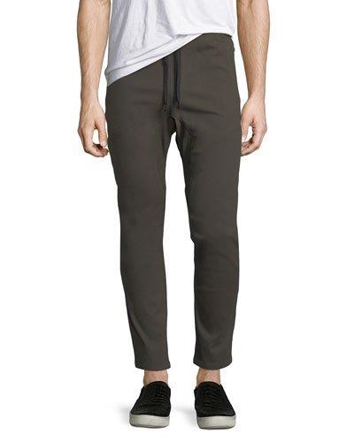 Drop-crotch Knit Pants