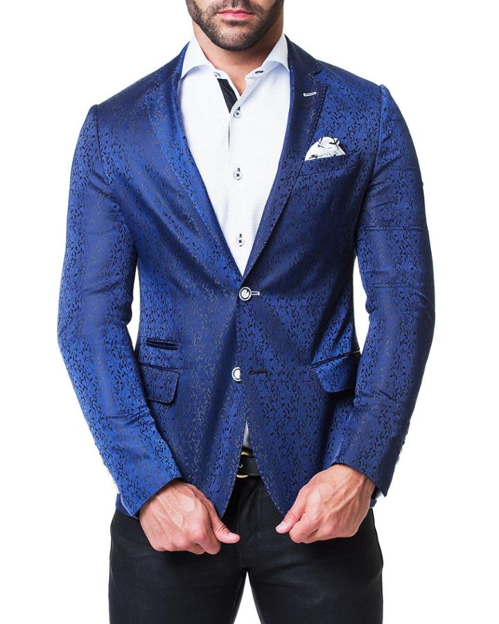 Men's Socrates Grape Blue Printed