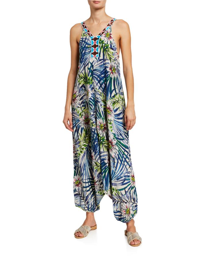 Aspen Tahiti-print Jumpsuit