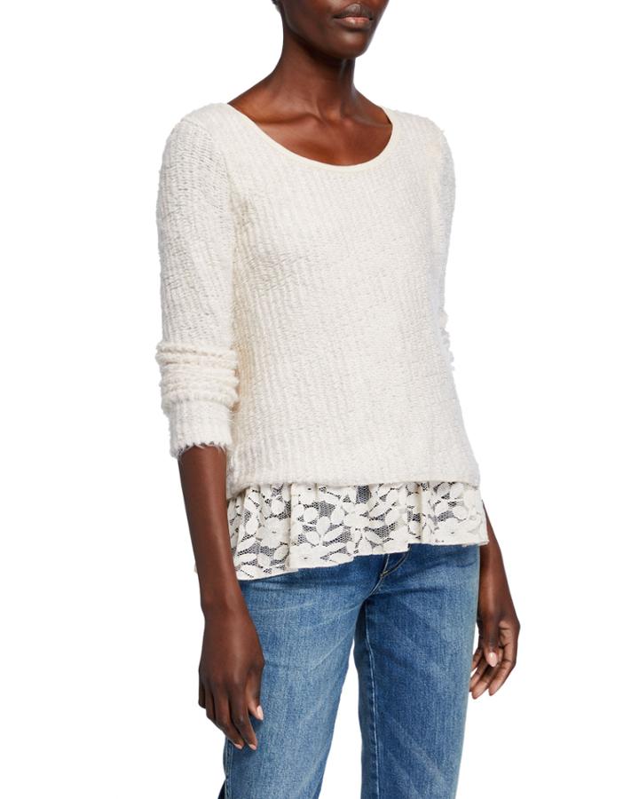 Scoop-neck Layered