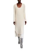 Scoop-neck Layered