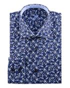 Men's Tone On Tone Hexagon Poplin