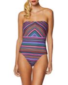 Fine Lines Striped One-piece