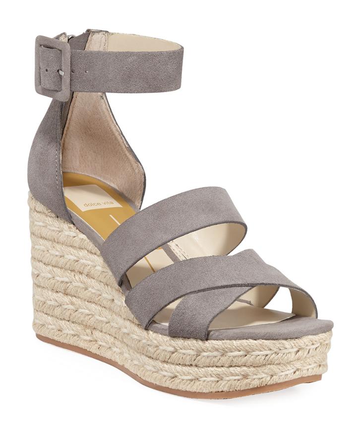 Olira Suede Platform Espadrilles