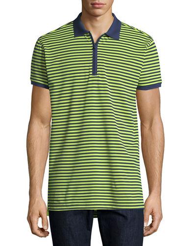 Piqué Striped Polo