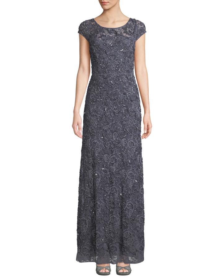 Bateau-neck Beaded
