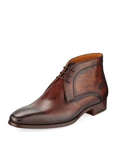 Chepe Tall Leather Chukka, Brown
