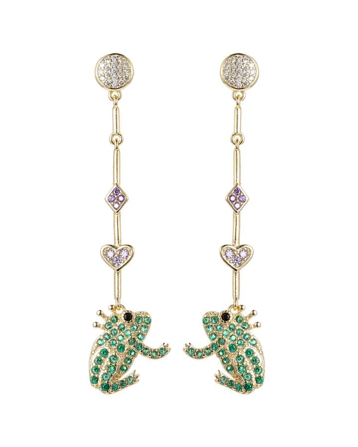 Kiss The Prince Cubic Zirconia Earrings