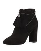 Fredi Suede Bootie With Tassels
