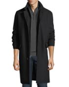 Men's Wool-twill Bibbed Topper Jacket