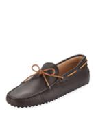 Leather Flat Slip-on