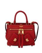 Glittered Leather Small Crossbody Bag