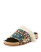 Kerenn Kilim-rug Slide Sandal,