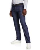 Men's Summer Stretch-denim Straight-leg Jeans