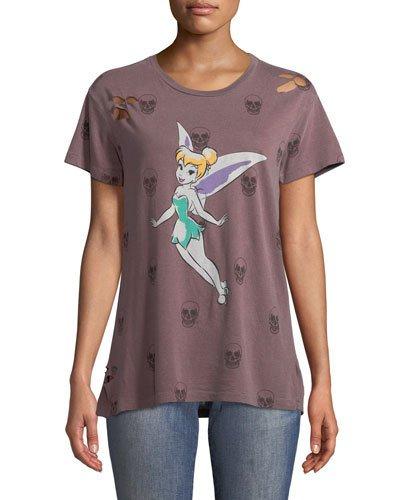 Tinker Bell Skull-print Tee