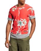 Men's Floral-print Jersey T-shirt