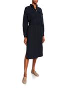 Utilitarian Cotton Midi