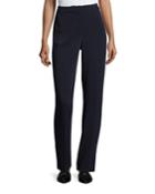 Diana Cady Stretch Straight-leg Pants, Navy