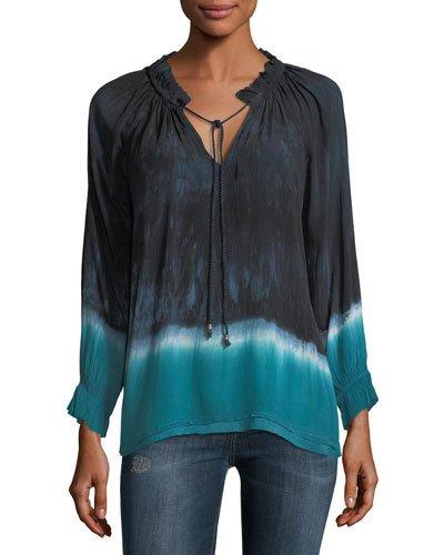 Flirt Tie-dye Raglan Top