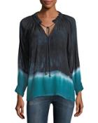Flirt Tie-dye Raglan Top