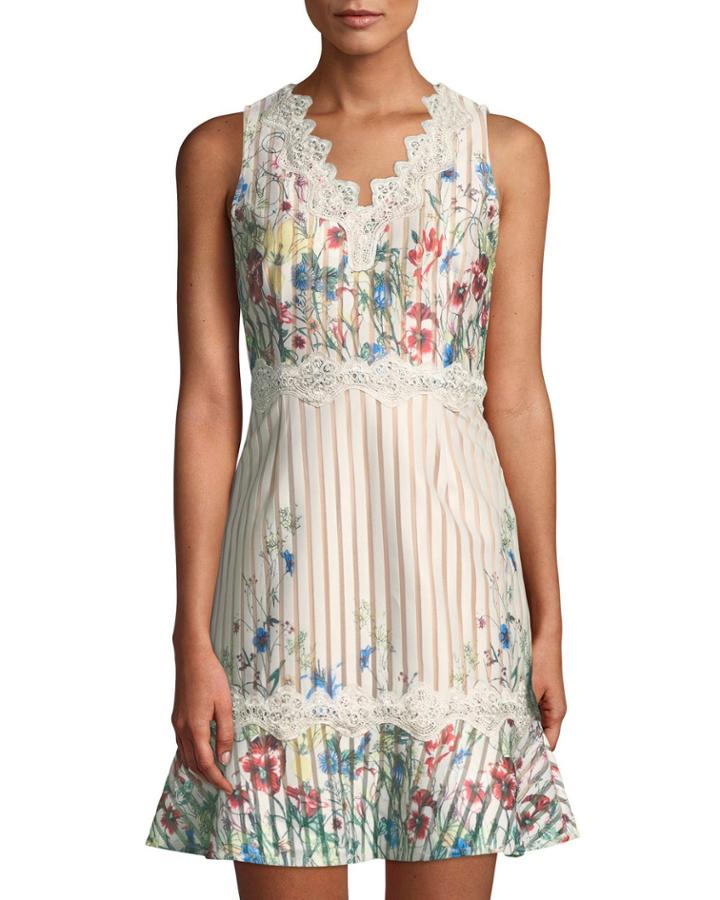 Meadow Floral V-neck