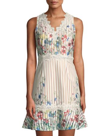 Meadow Floral V-neck