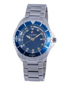 44mm Men's Sea Knight Bracelet Watch, Blue