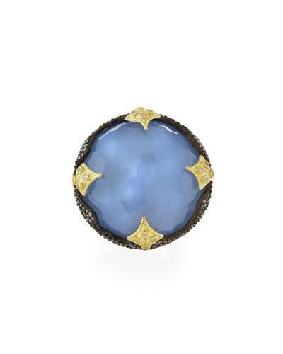 Old World 18k Crivelli Chalcedony Ring,