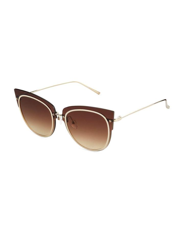 Demi Metal Cat-eye