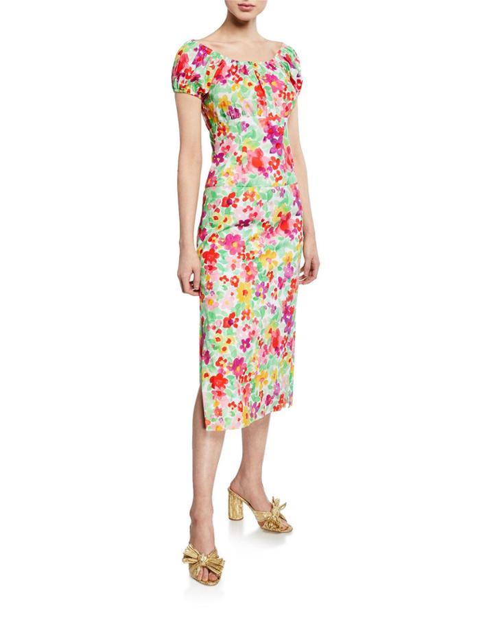 Calia Floral-print Short-sleeve