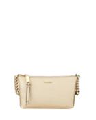 Metallic Saffiano Crossbody Bag