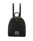 Quilted Faux-napa Backpack Bag