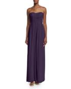 Strapless Ruched Gown