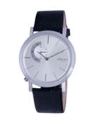 Men's Randers Quartz Black Leather