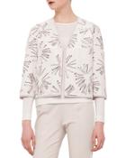 3/4-sleeve Matchstick Reversible Jacket, Canvas