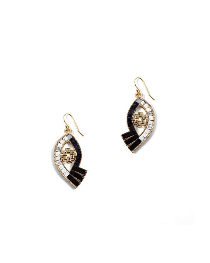 Lumen Mosaic Eye Drop Earrings