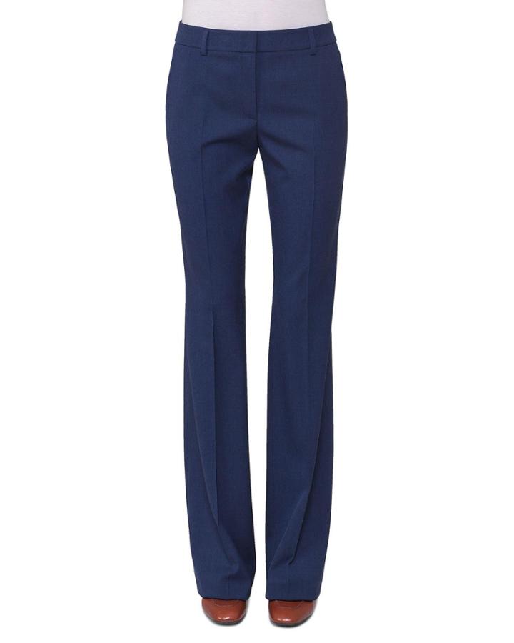 Marylin Slim Flare-leg Pants, Blue