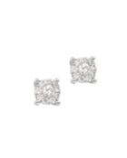 18k Diamond Stud Earrings,