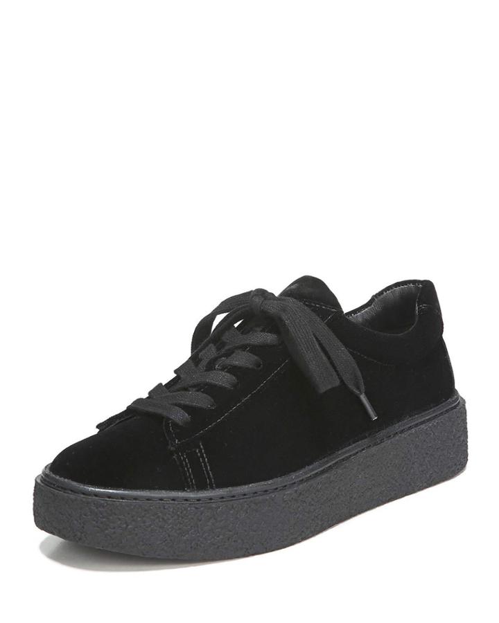 Neela Velvet Lace-up