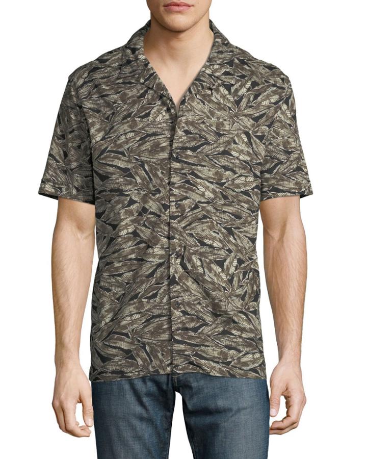 Camo Feather Short-sleeve
